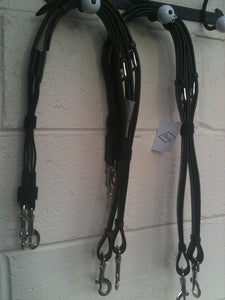 DQ Leather Elasticated Side Reins lunge